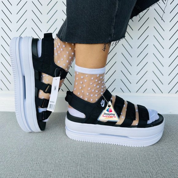 Nike Shoes - 🤩Nike Sz 9 Women Sandals Icon Classic NA Platform Chunky Black DH0224-001 NEW